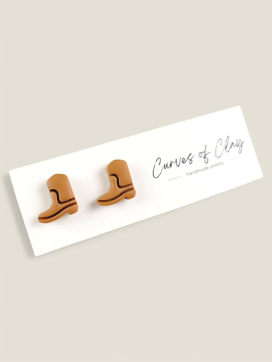 Curves of Clay, Everyday Stud Earrings