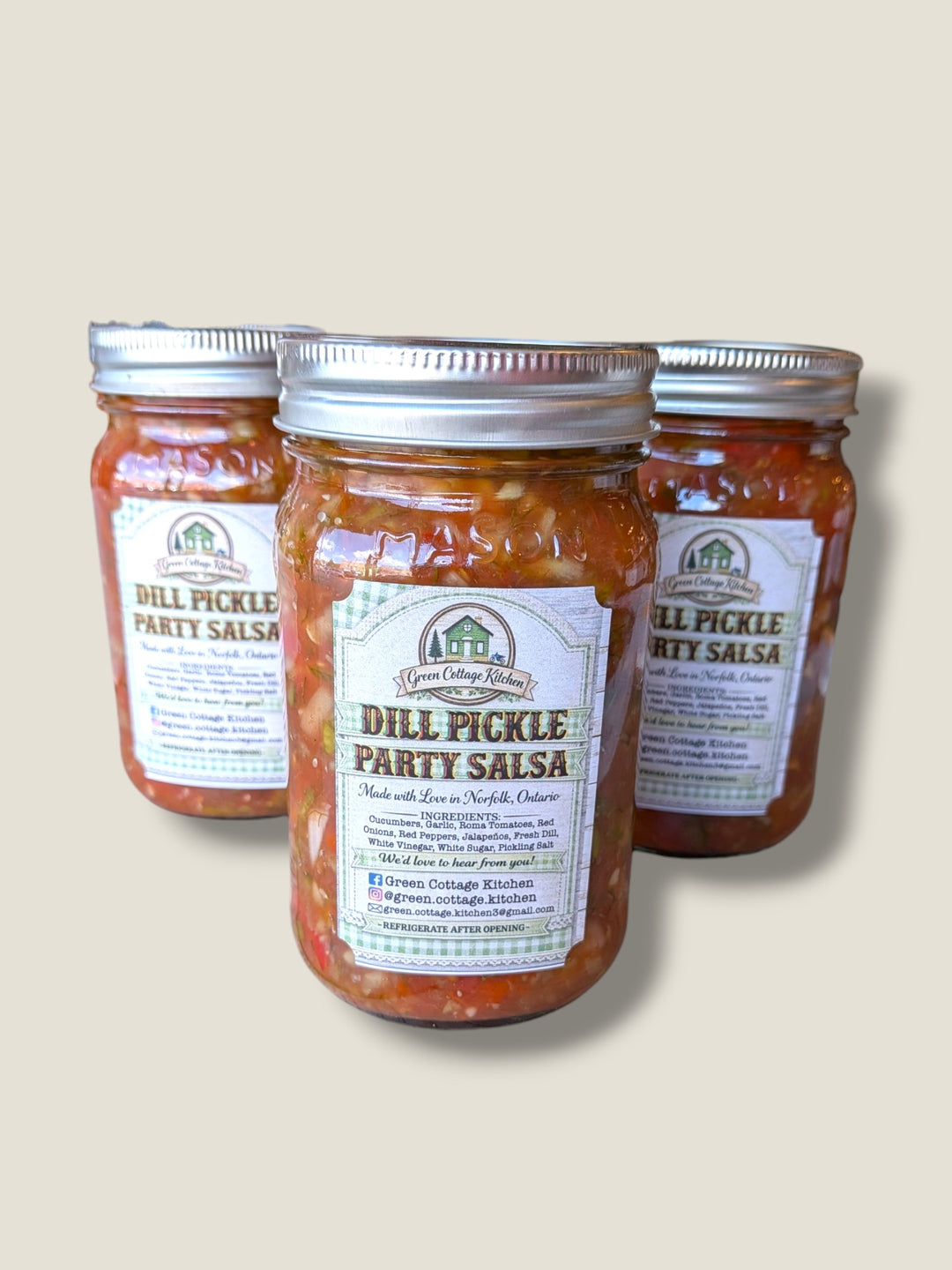 Green Cottage Kitchen, Dill Pickle Party Salsa