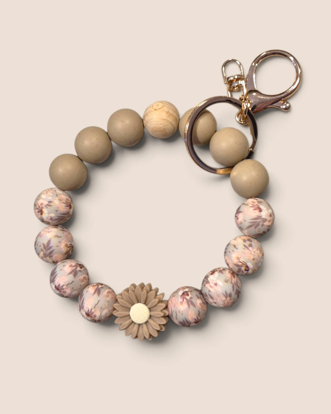 Teak Jewelry, Silicone Bead Wristlets