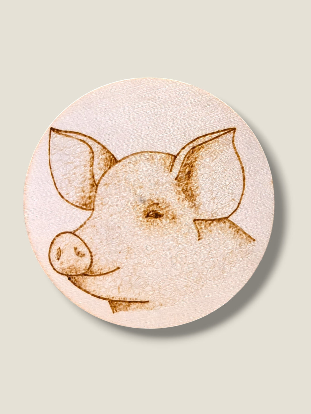 Marked In Wood, Wood Burnt Cork Backed Coasters