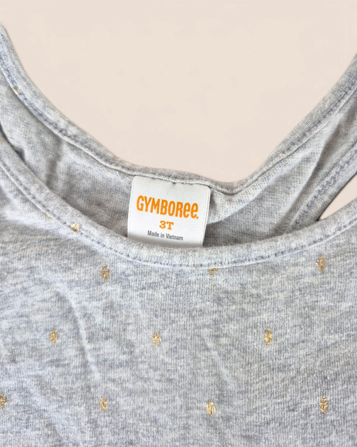 Pre-Loved Gymboree Grey & Gold Dress Girls 3Y | Betty’s Marketplace