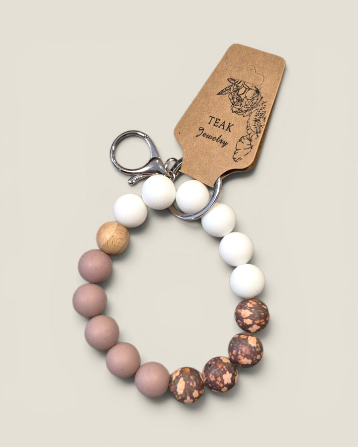 Teak Jewelry, Silicone Bead Wristlets