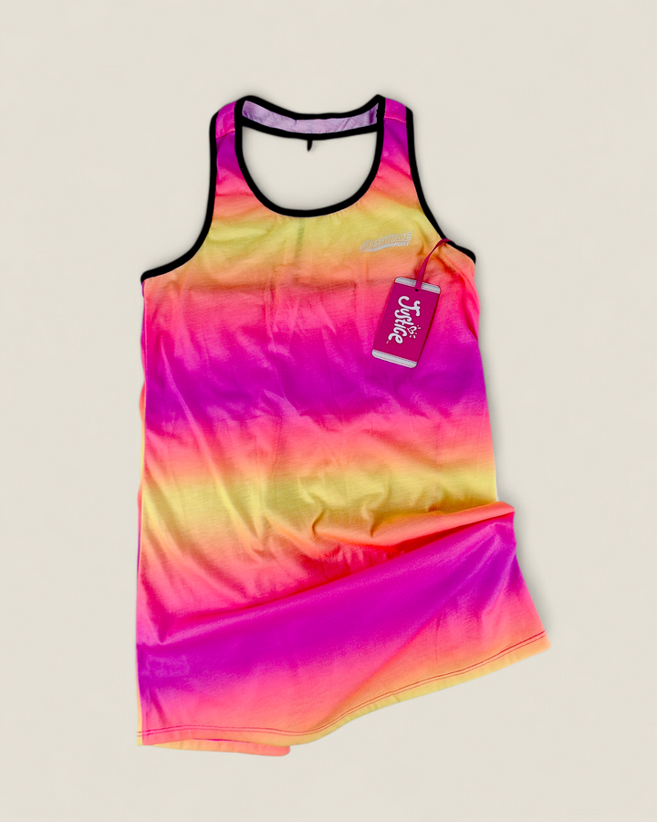 Pre-Loved With Tags Justice Neon Racerback Cover Up Top Girls 12-14Y | Betty’s Marketplace