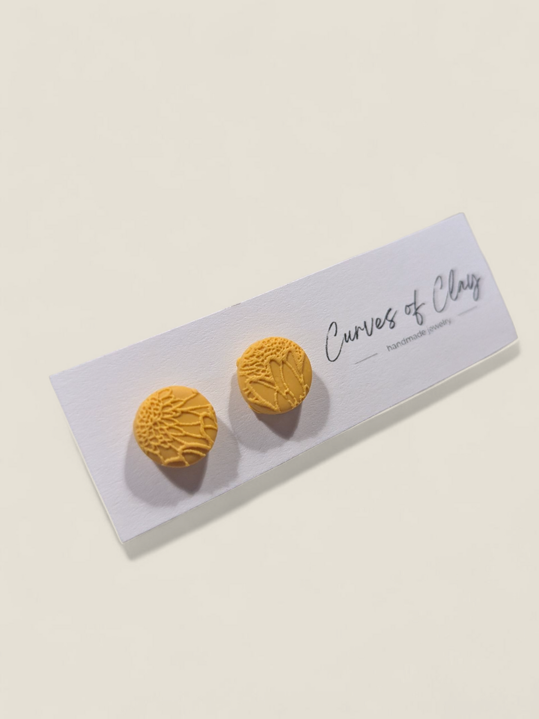 Curves of Clay, Everyday Stud Earrings