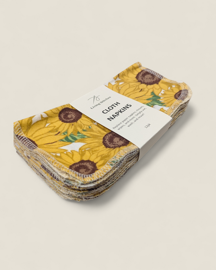 Living Stitches, Reusable Cloth Napkins