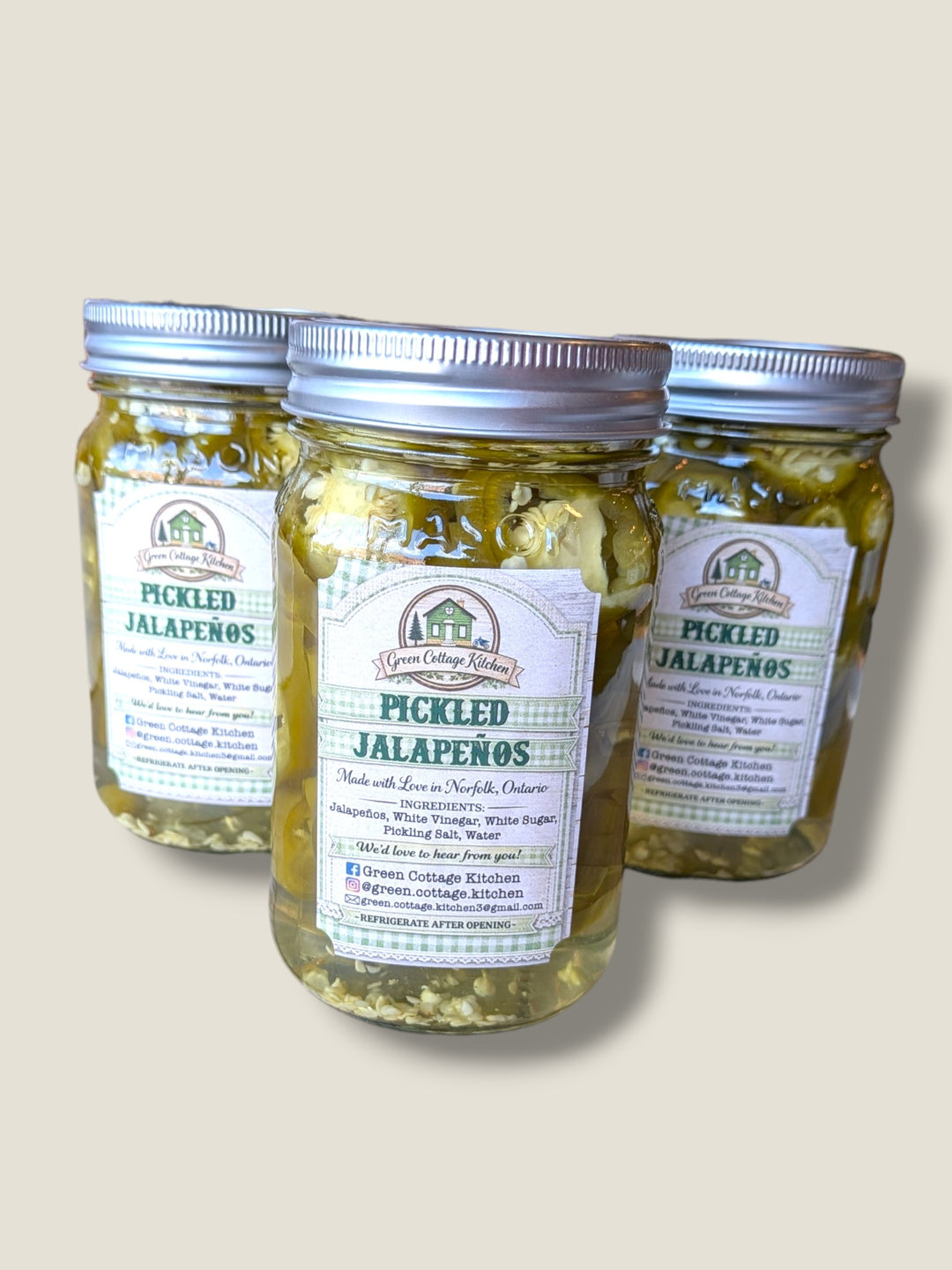 Green Cottage Kitchen, Pickled Jalapenos