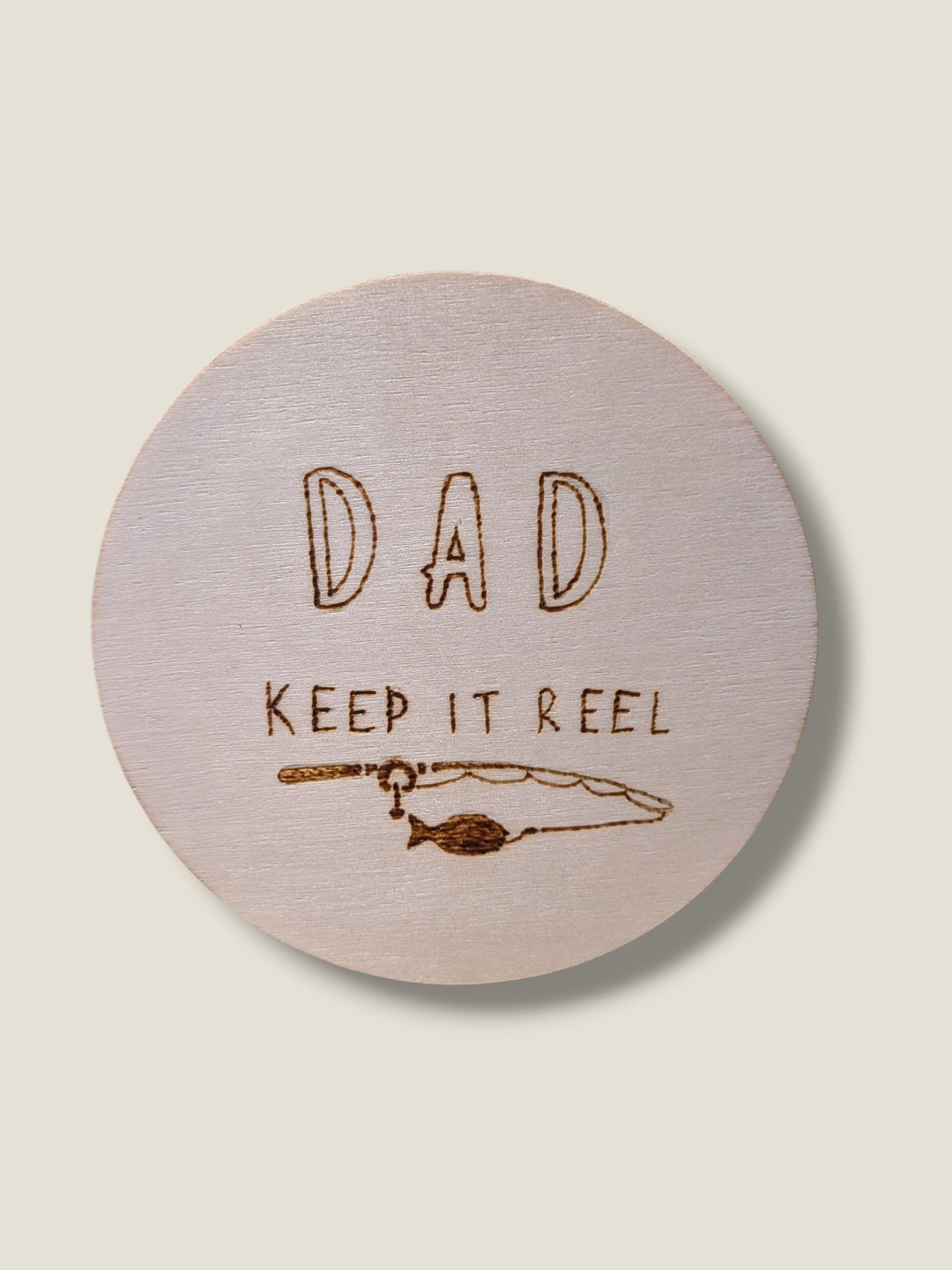 Marked In Wood, Wood Burnt Cork Backed Coasters