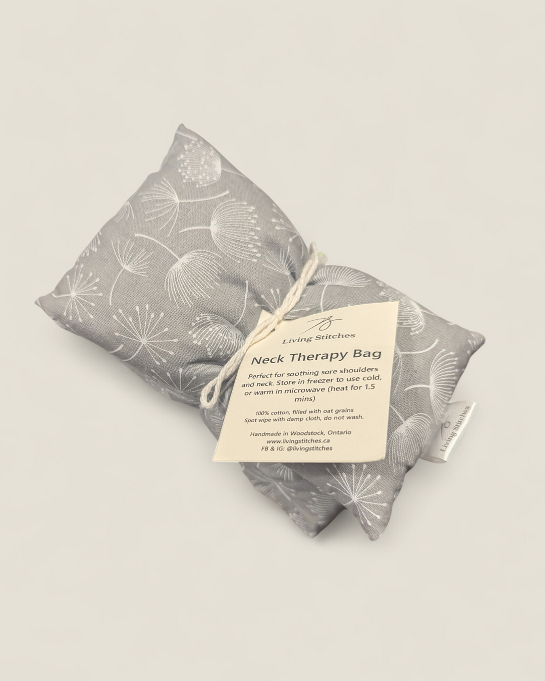 Living Stitches, Hot Cold Neck Therapy Bags