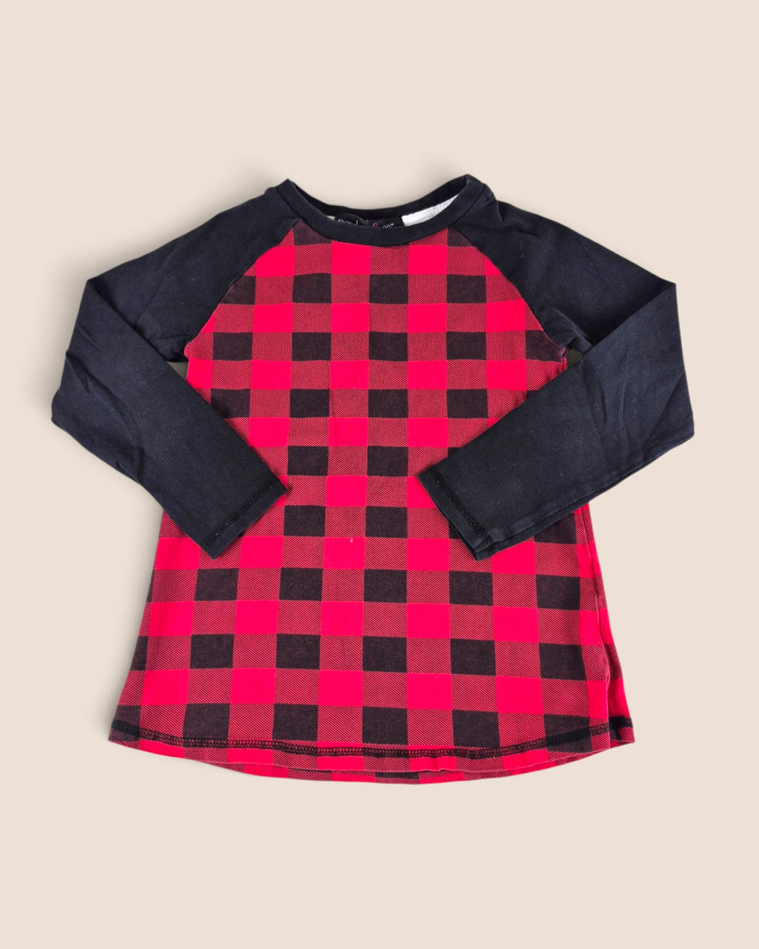 Pre-Loved Mandarine & Co Buffalo Plaid Top Girls 4Y Play Condition | Betty’s Marketplace