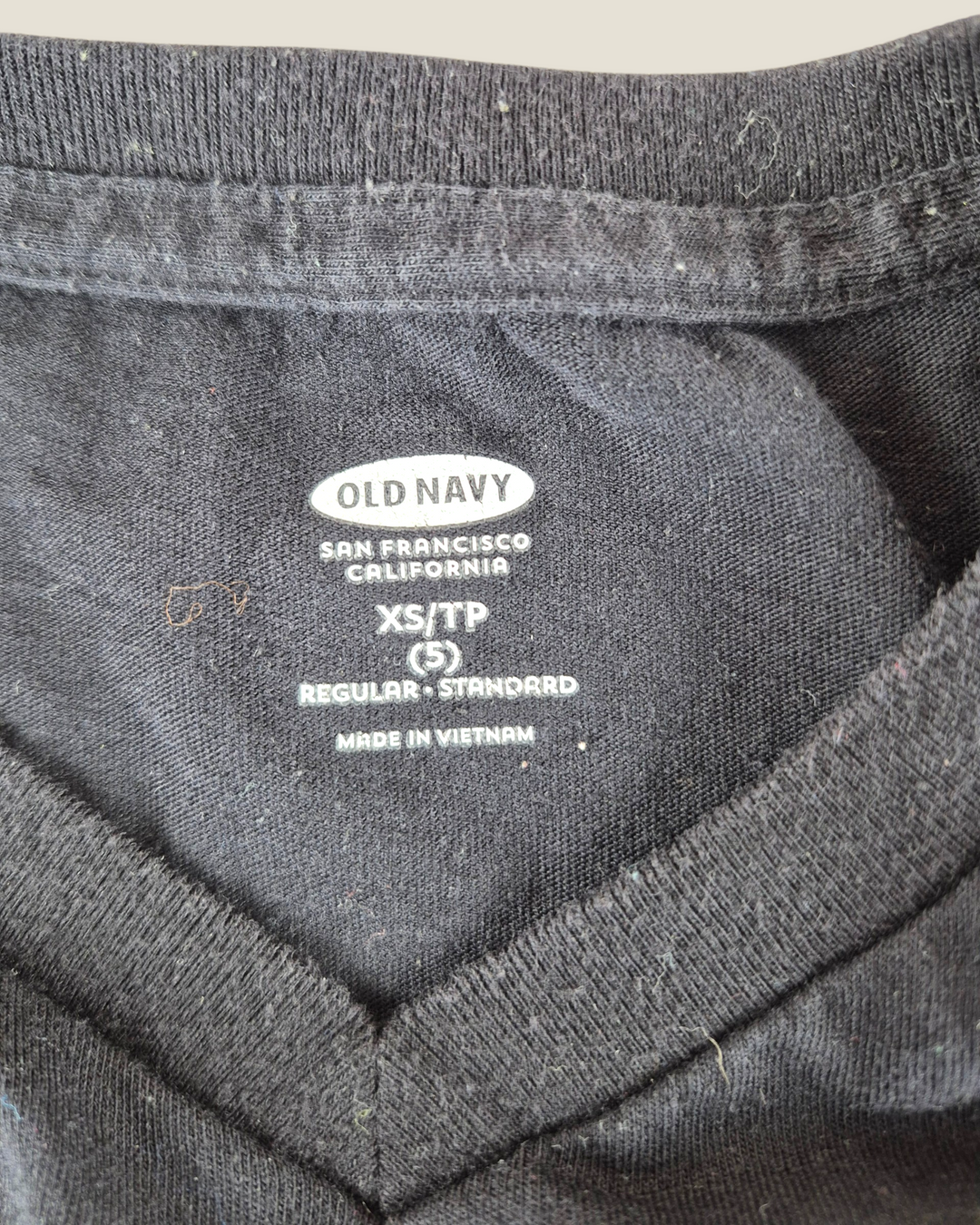 Pre-Loved Old Navy Black V Neck Top 5Y | Betty’s Marketplace