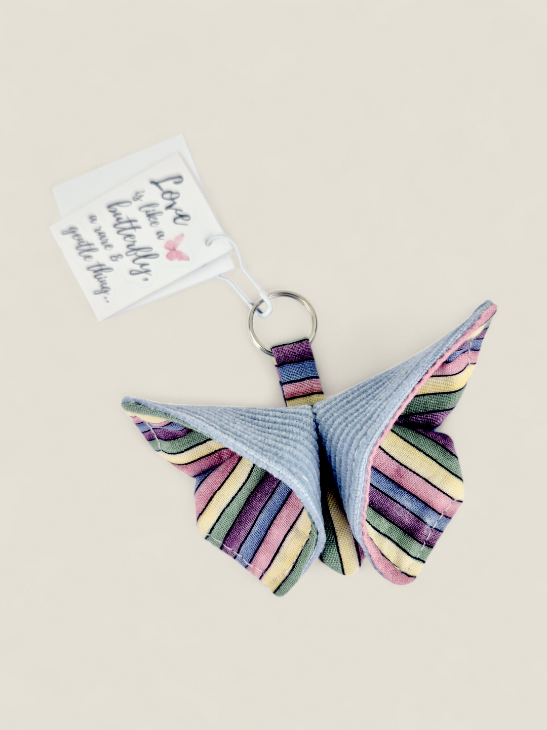 Izzyrai Handmade, Fabric Butterflies With Sticker