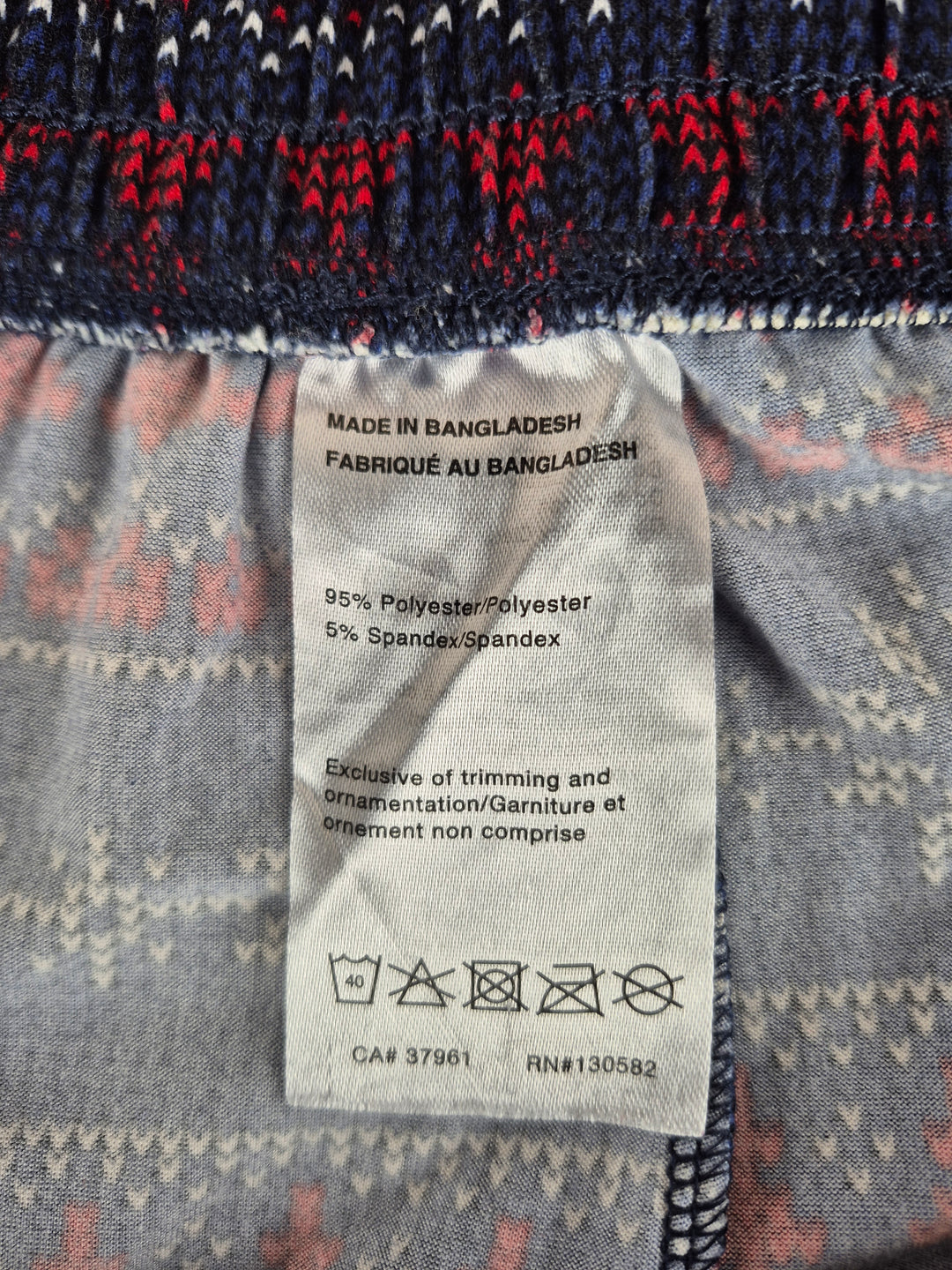 Pre-Loved Ripzone Navy Holiday Pyjama Bottoms Ladies XL | Betty’s Marketplace