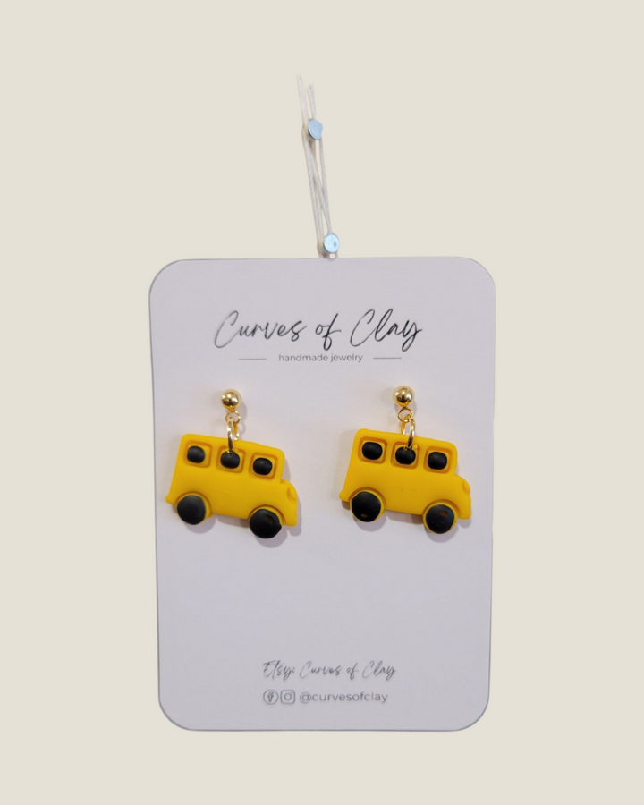 Curves of Clay, Everyday Dangle Earrings