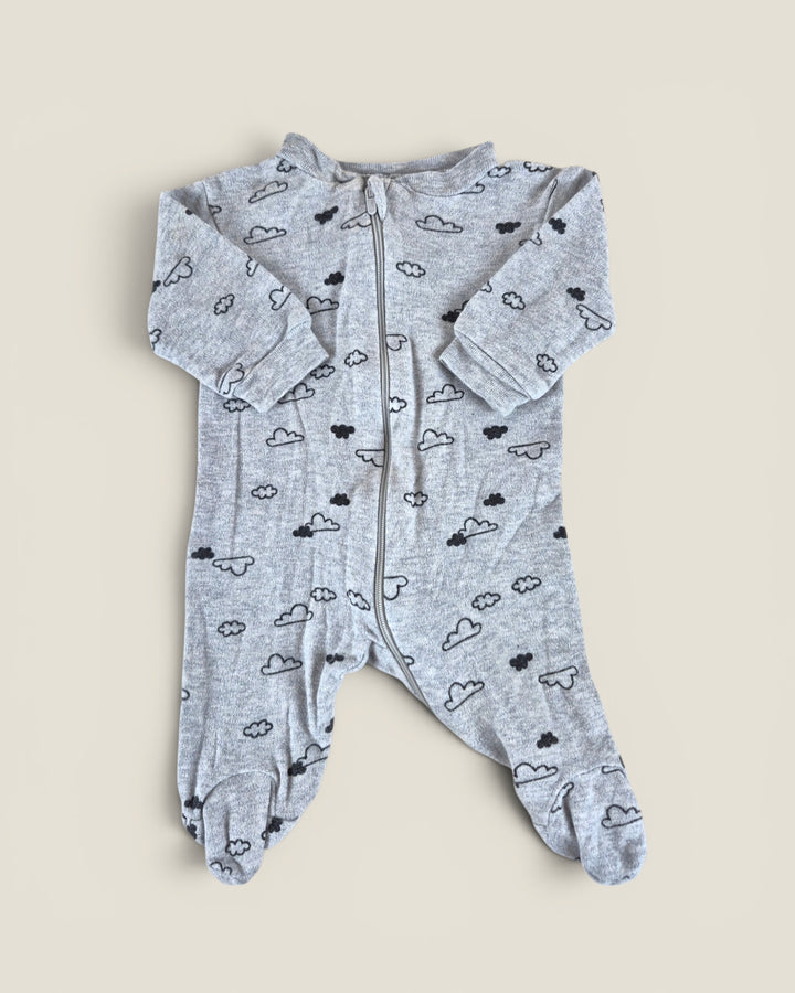 Pre-Loved George Grey Cloud Footies NB | Betty’s Marketplace