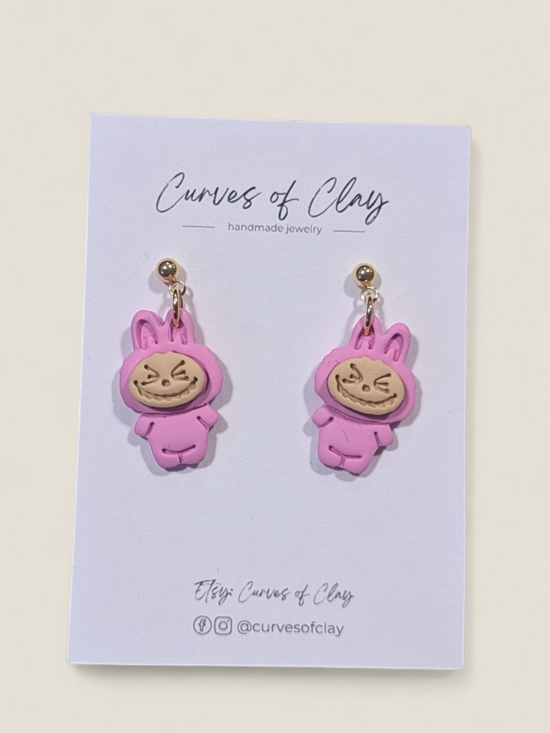 Curves of Clay, Everyday Dangle Earrings