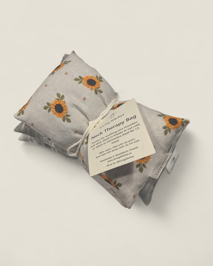 Living Stitches, Hot Cold Neck Therapy Bags