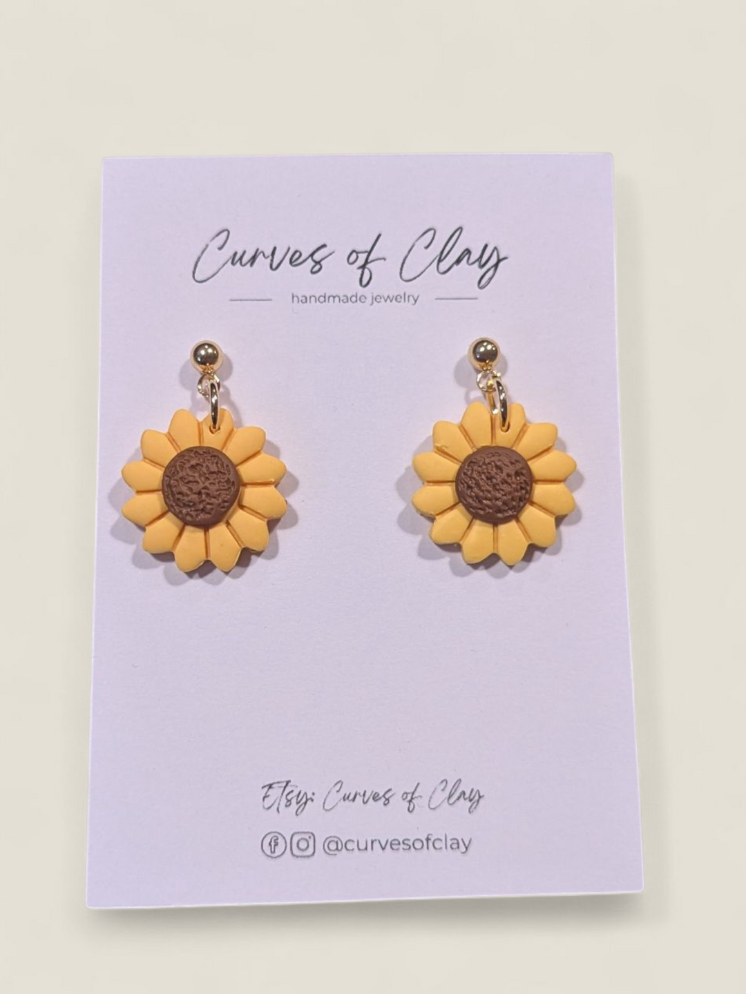Curves of Clay, Everyday Dangle Earrings