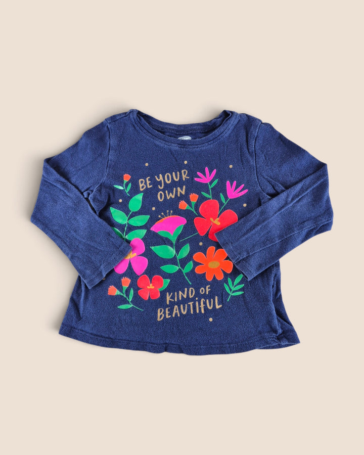 Pre-Loved Old Navy Floral Long Sleeve Top Girls 2Y | Betty’s Marketplace