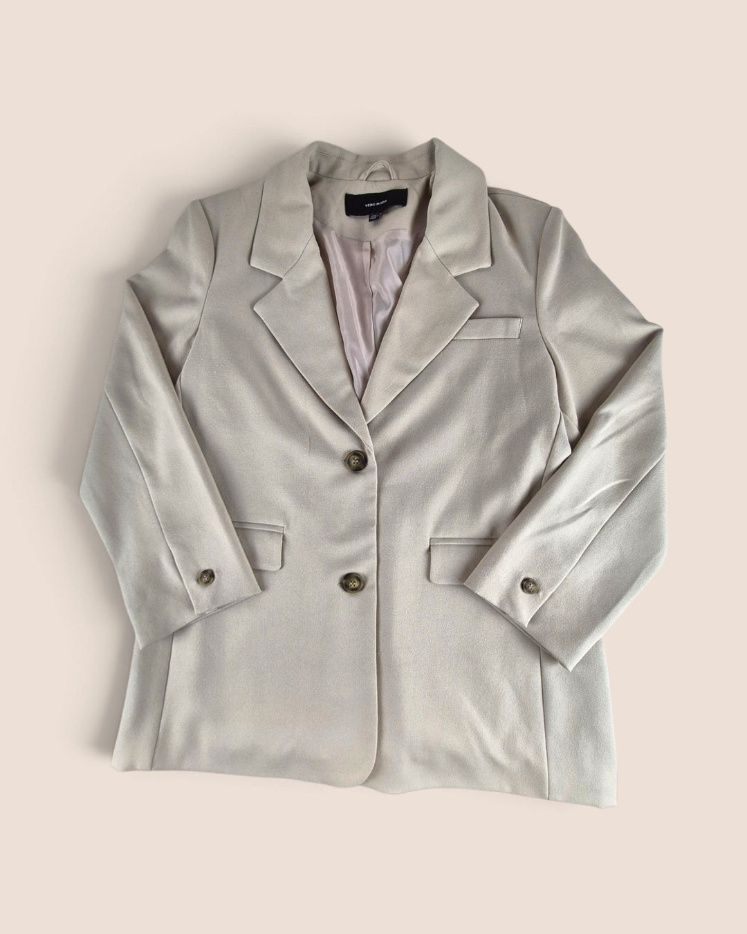 Pre-Loved Vero Moda Tan Blazer Ladies Medium | Betty’s Marketplace