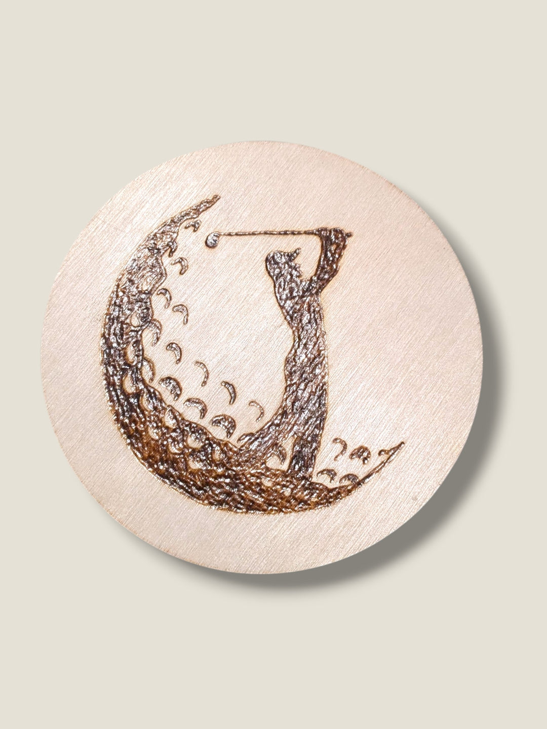 Marked In Wood, Wood Burnt Cork Backed Coasters