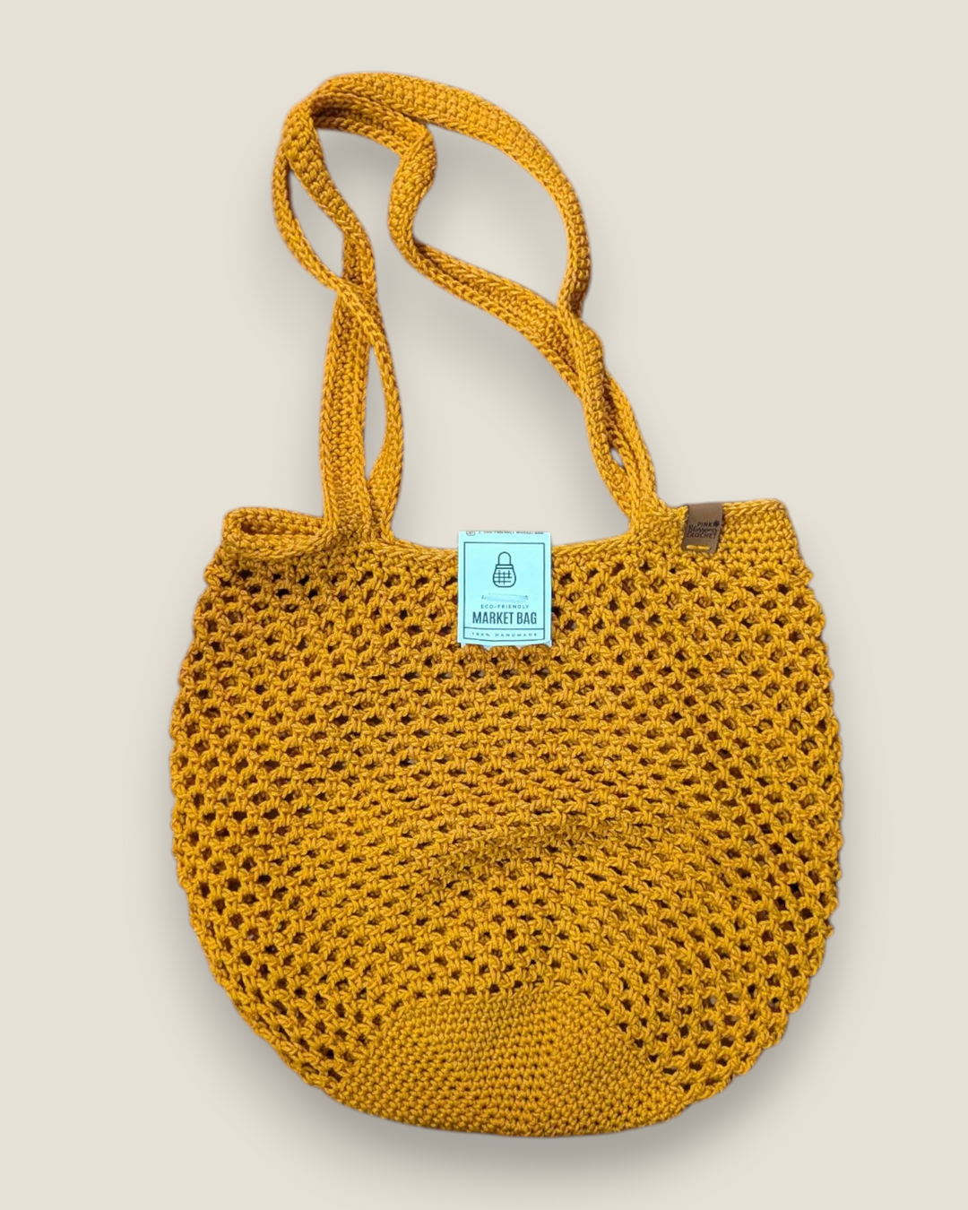 Pink Blossom Crochet, Market Bags