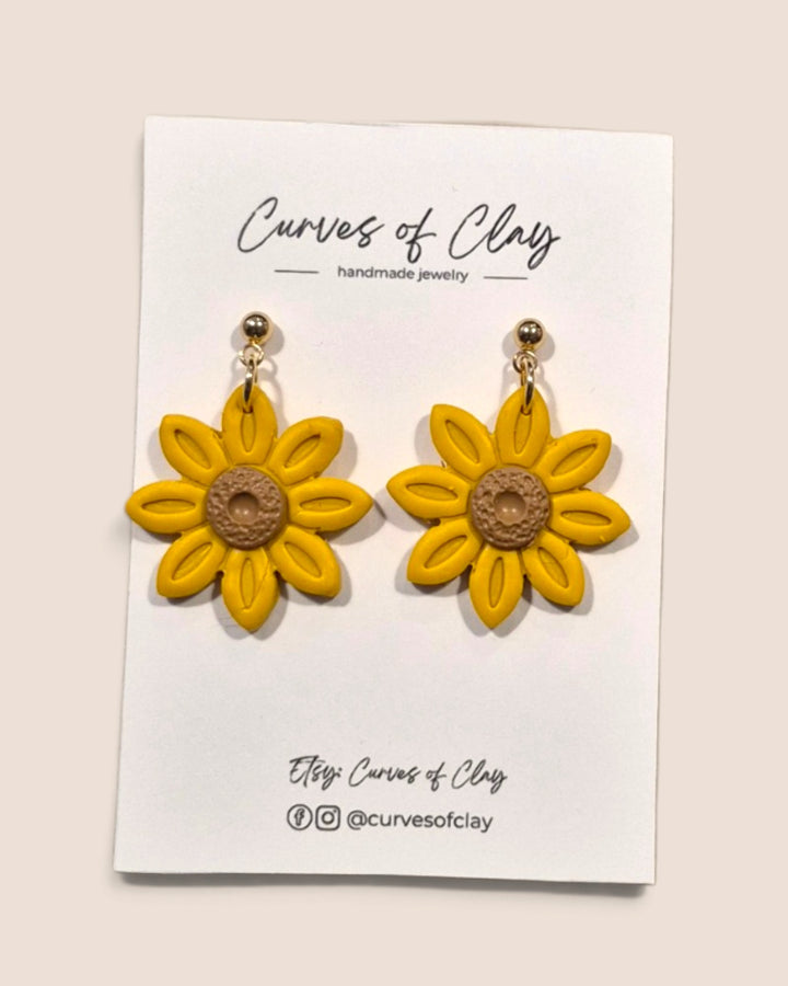 Curves of Clay, Everyday Dangle Earrings