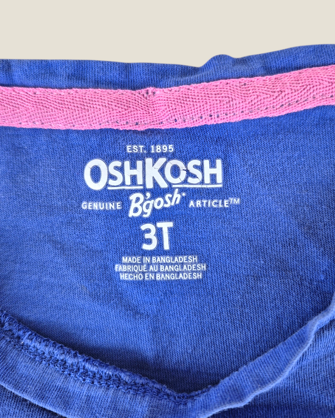 Pre-Loved Oshkosh One Of A Kind Top Girls 3Y | Betty’s Marketplace
