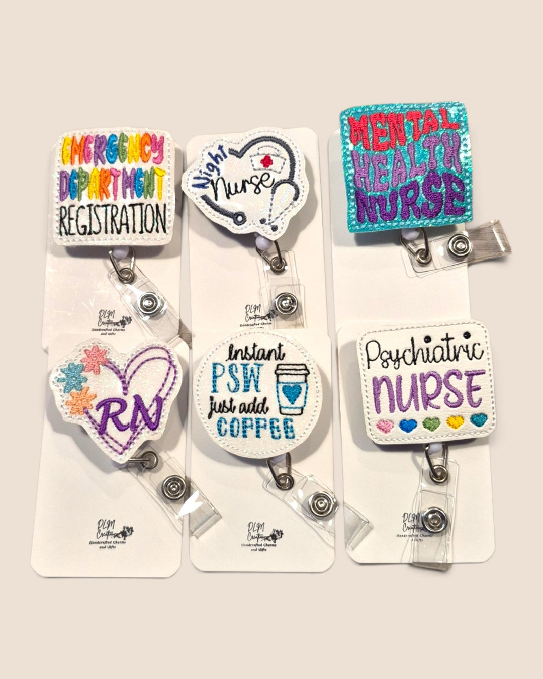 DLM Creations, Retractable ID Badges