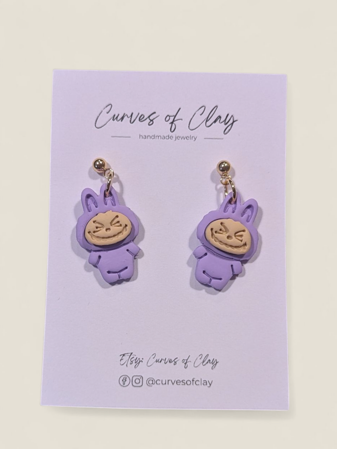 Curves of Clay, Everyday Dangle Earrings