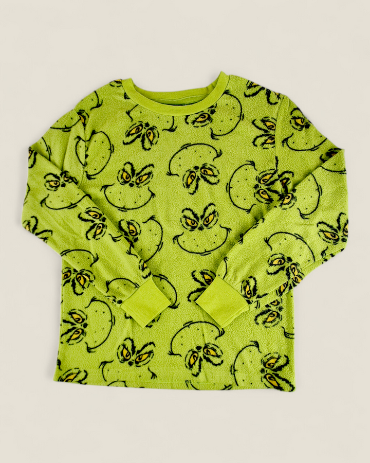 Pre-Loved The Grinch Fleece Pyjama Set Kids 7-8Y | Betty’s Marketplace