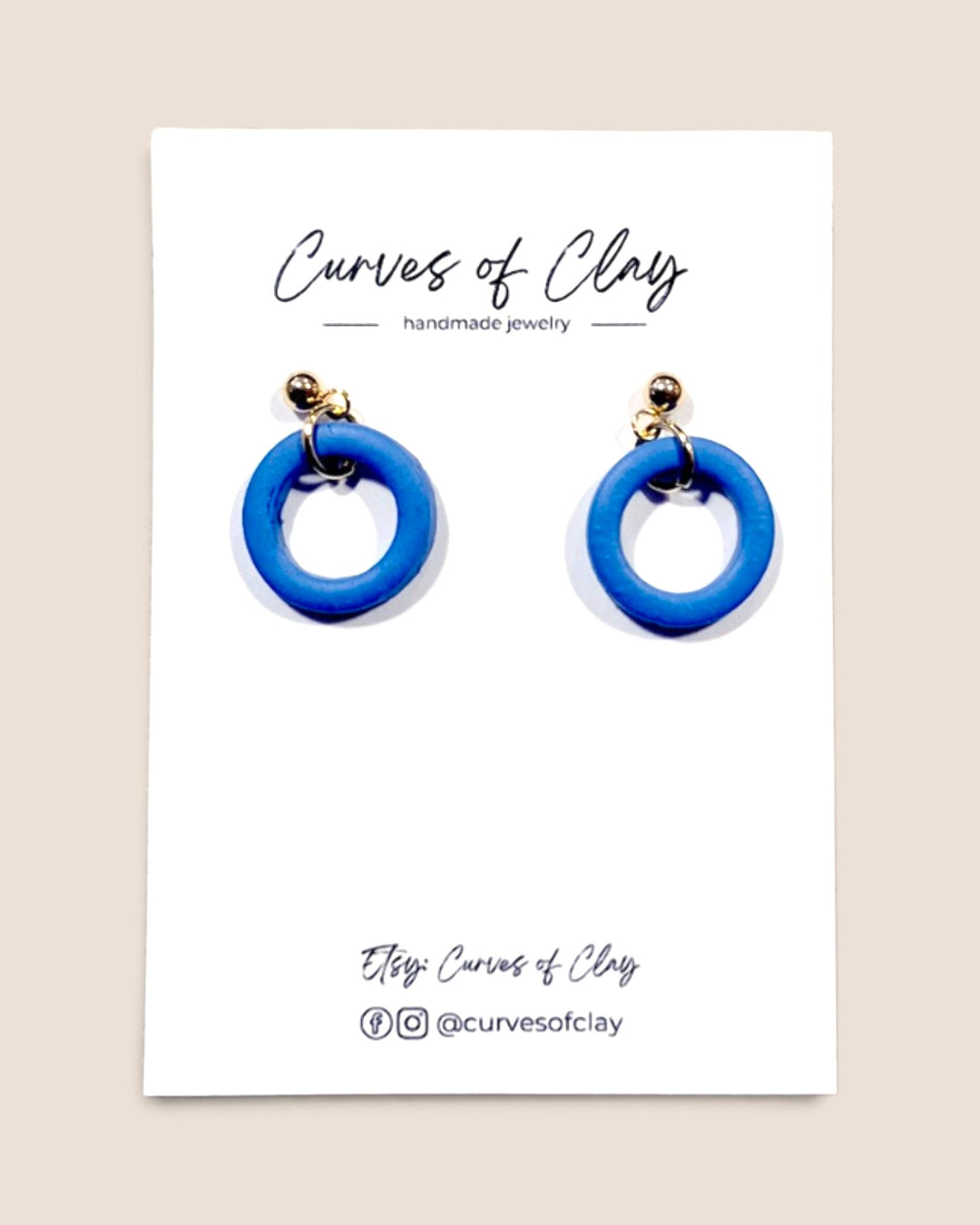 Curves of Clay, Everyday Dangle Earrings