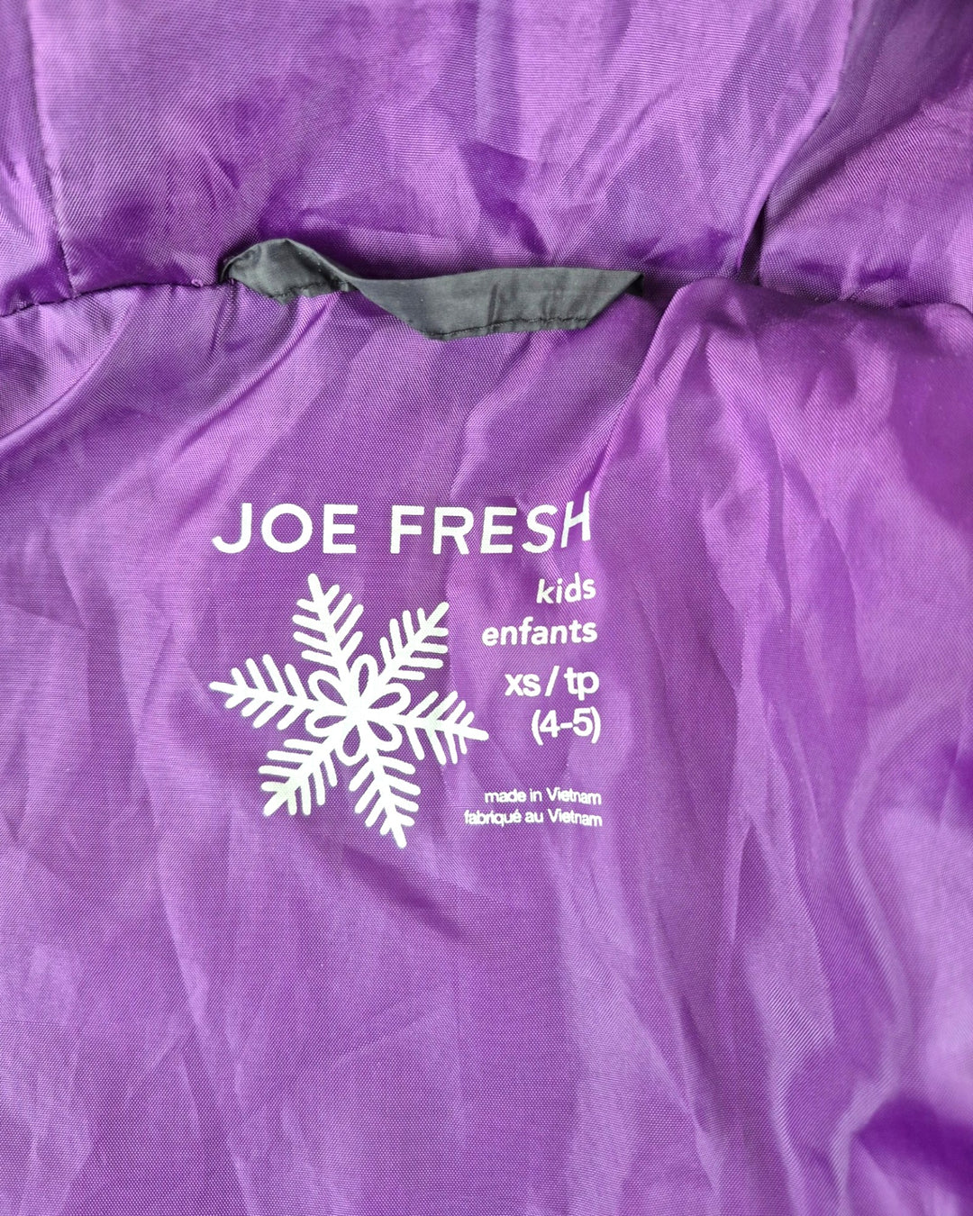 Pre-Loved Joe Fresh Hooded Puffer Vest Kids 4-5Y | Betty’s Marketplace