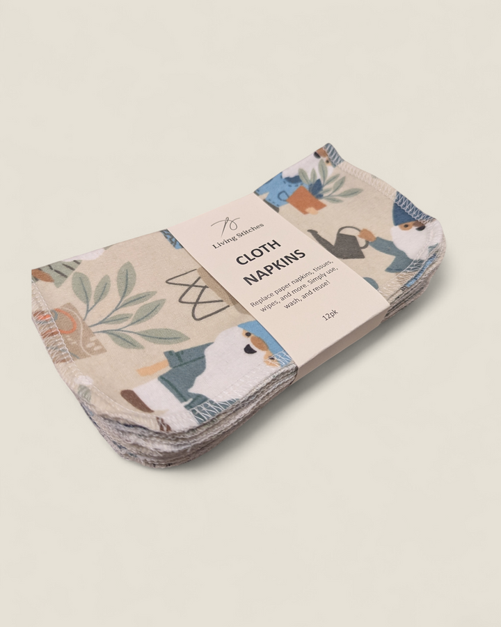 Living Stitches, Reusable Cloth Napkins