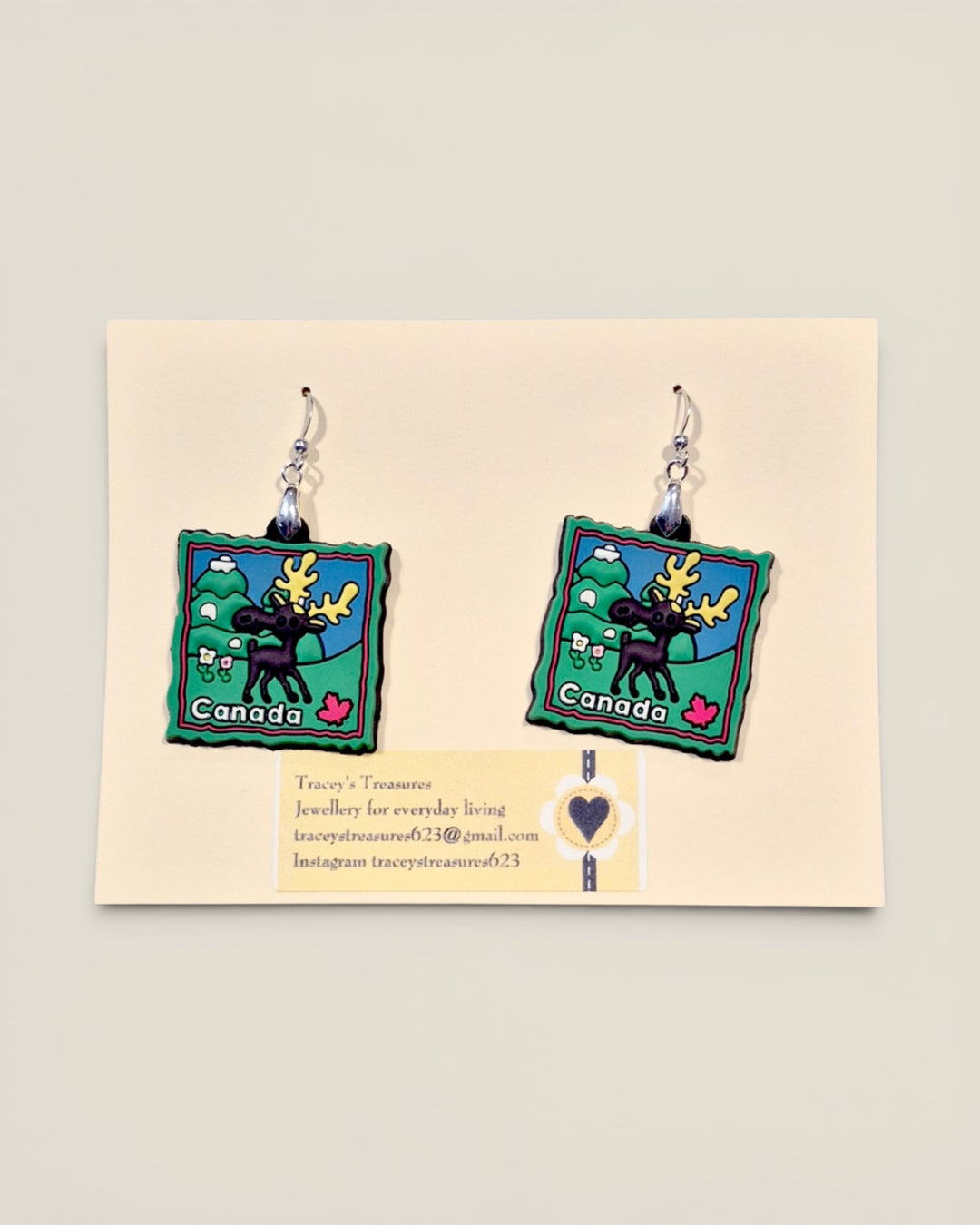 Tracey's Treasures, Canada Themed Earrings