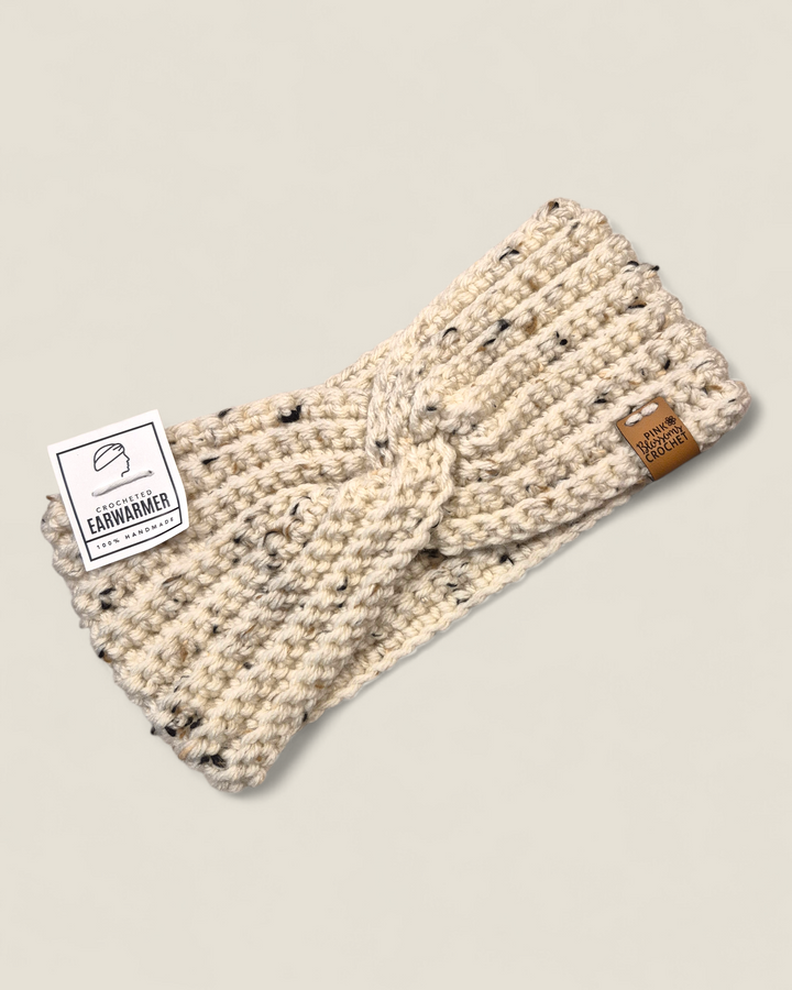 Pink Blossom Crochet Headbands