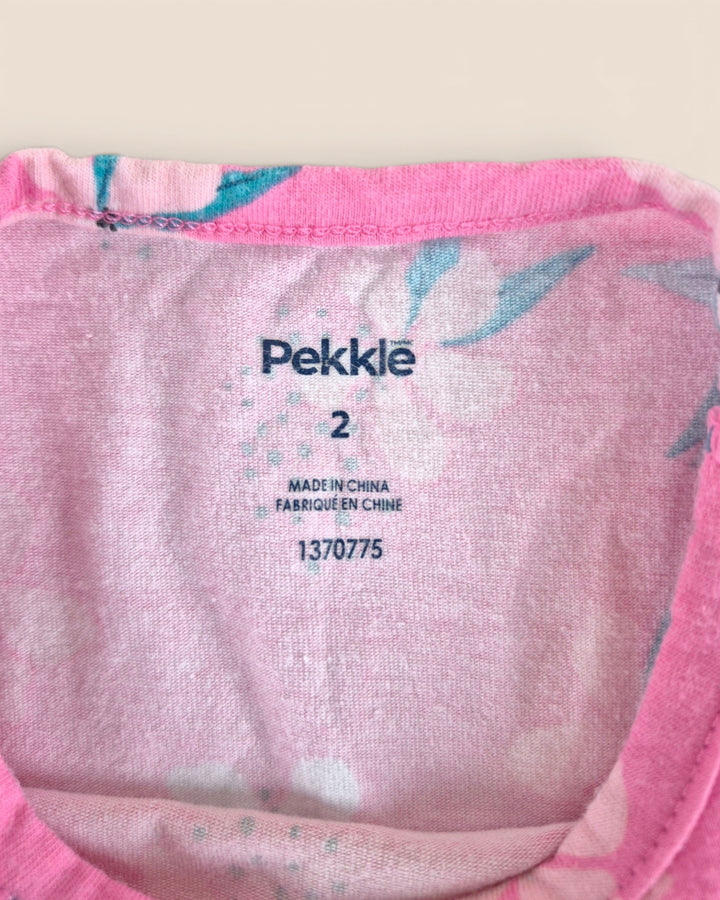 Pre-Loved Pekkle Pink Floral Dress Girls 2Y | Betty’s Marketplace