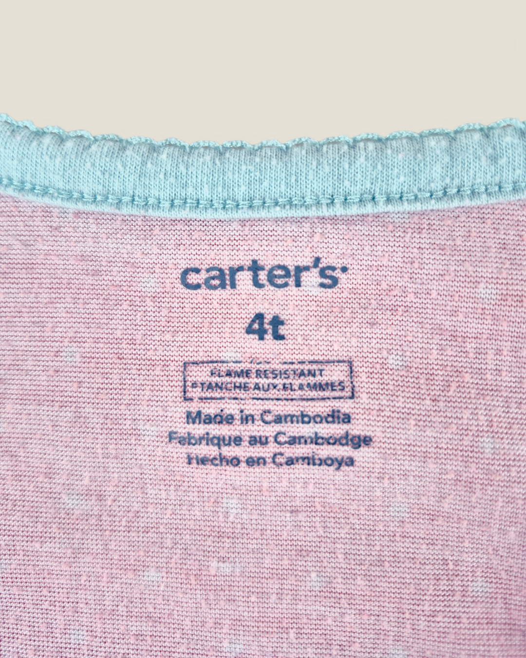 Pre-Loved Carter's Unicorn Footies Girls 4Y | Betty’s Marketplace