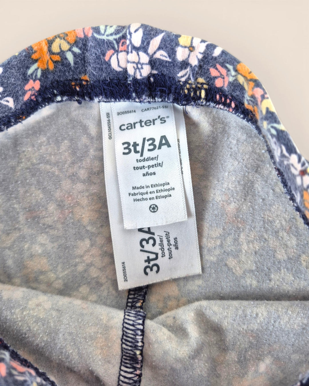 Pre-Loved Carter's Floral Leggings Girls 3Y | Betty’s Marketplace