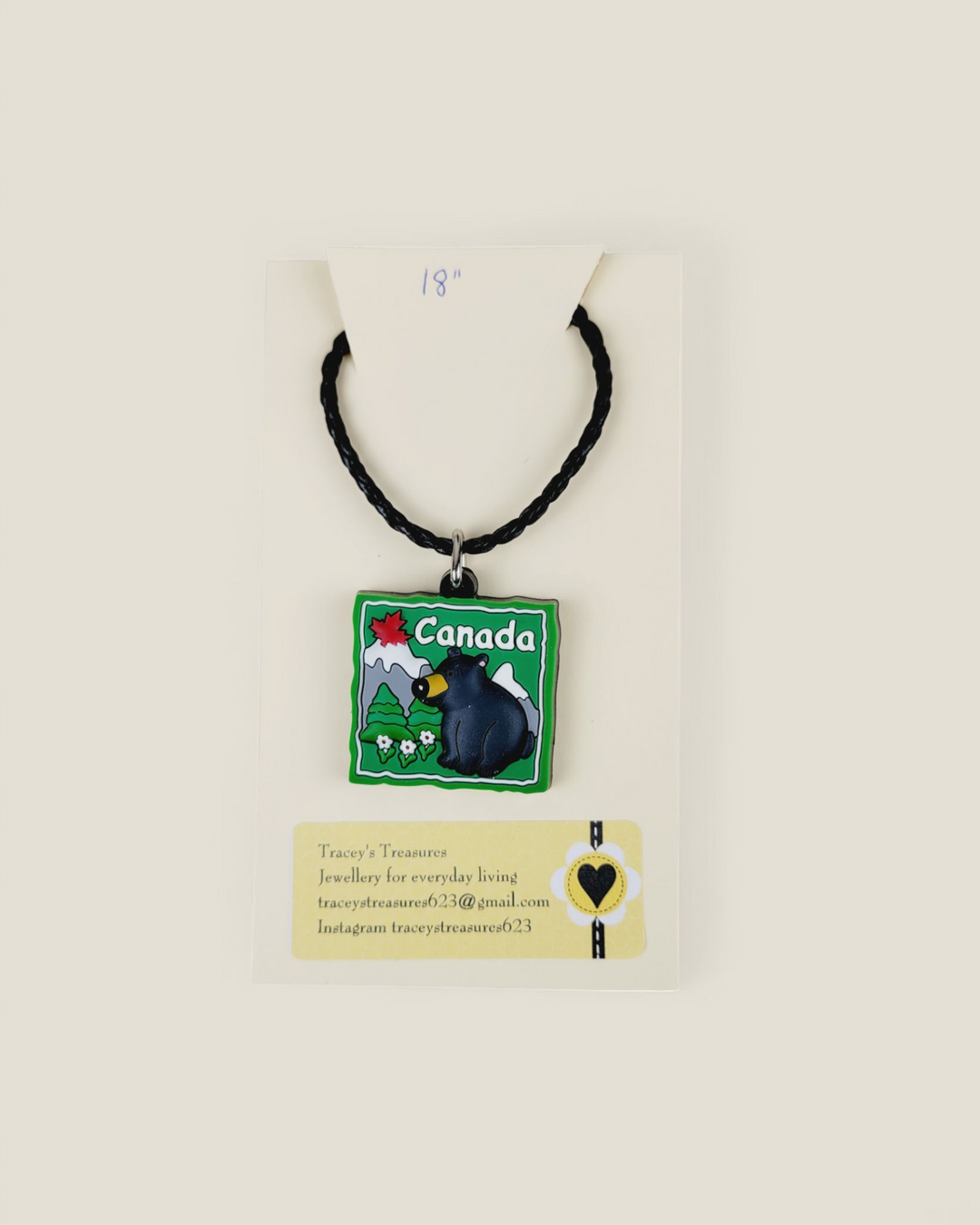 Tracey's Treasures, Necklaces, Canada Collection