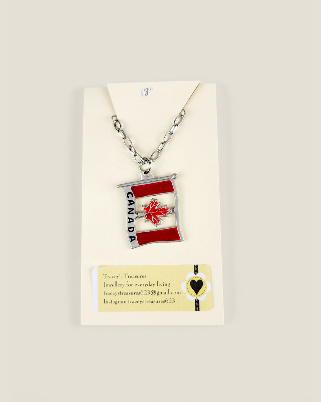 Tracey's Treasures, Necklaces, Canada Collection