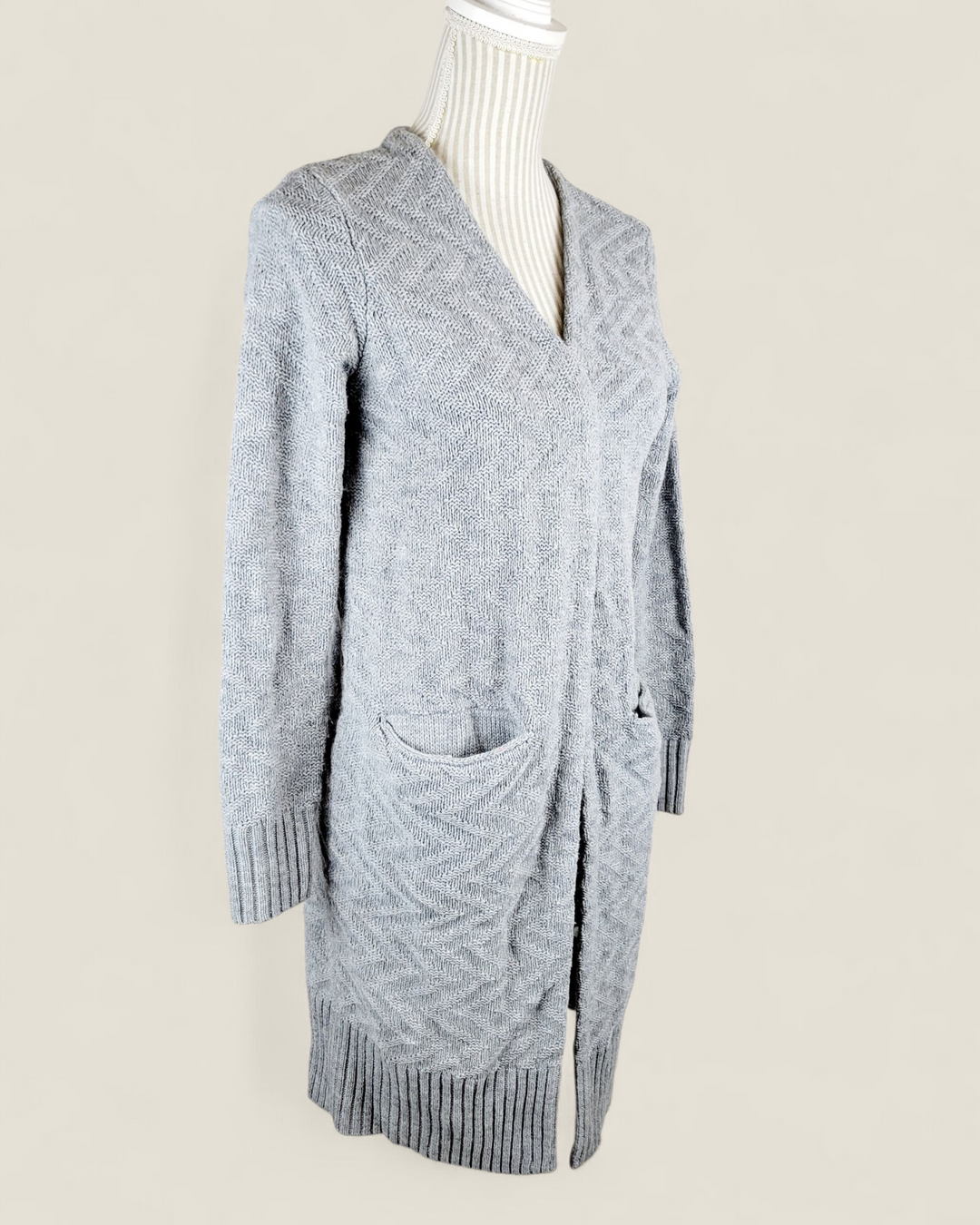 GEORGE LONG GREY SWEATER LADIES SMALL PRE-LOVED