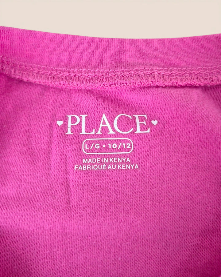Pre-Loved Children's Place Pink Tie Front T Shirt Girls 10-12Y | Betty’s Marketplace