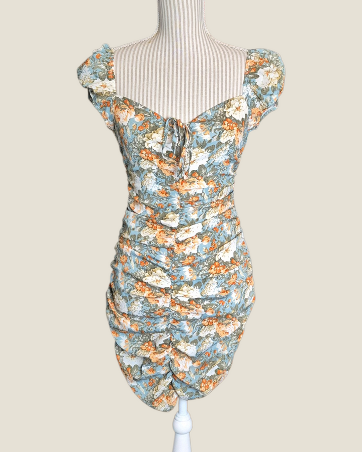 Pre-Loved Shein Floral Ruched Dress Ladies XS | Betty’s Marketplace