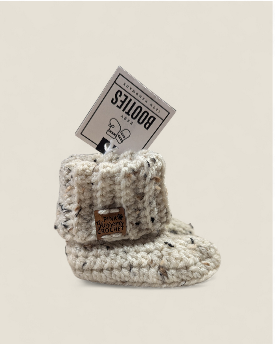 Pink Blossoms Crochet, Bowie Booties