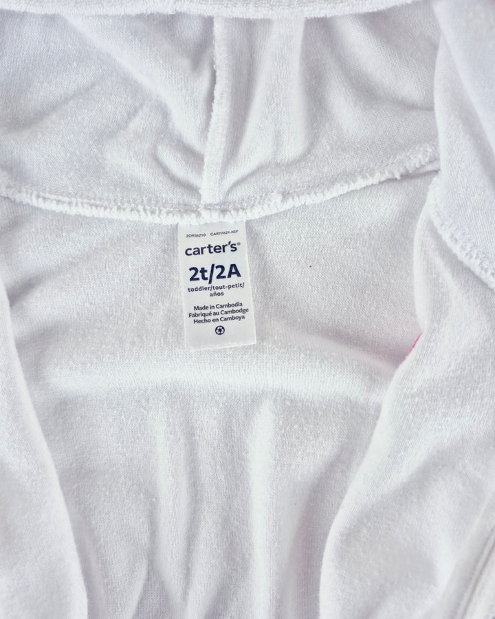 Pre-Loved Carter's White Swim Cover Up Girls 2Y | Betty’s Marketplace
