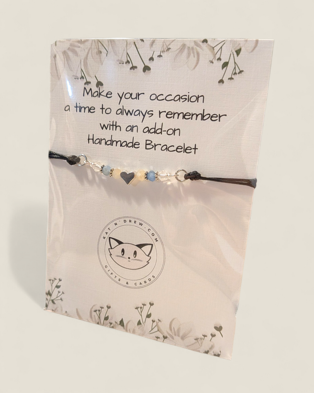 Kat N Drew Cards, Add On Charm & Bracelet Gifts