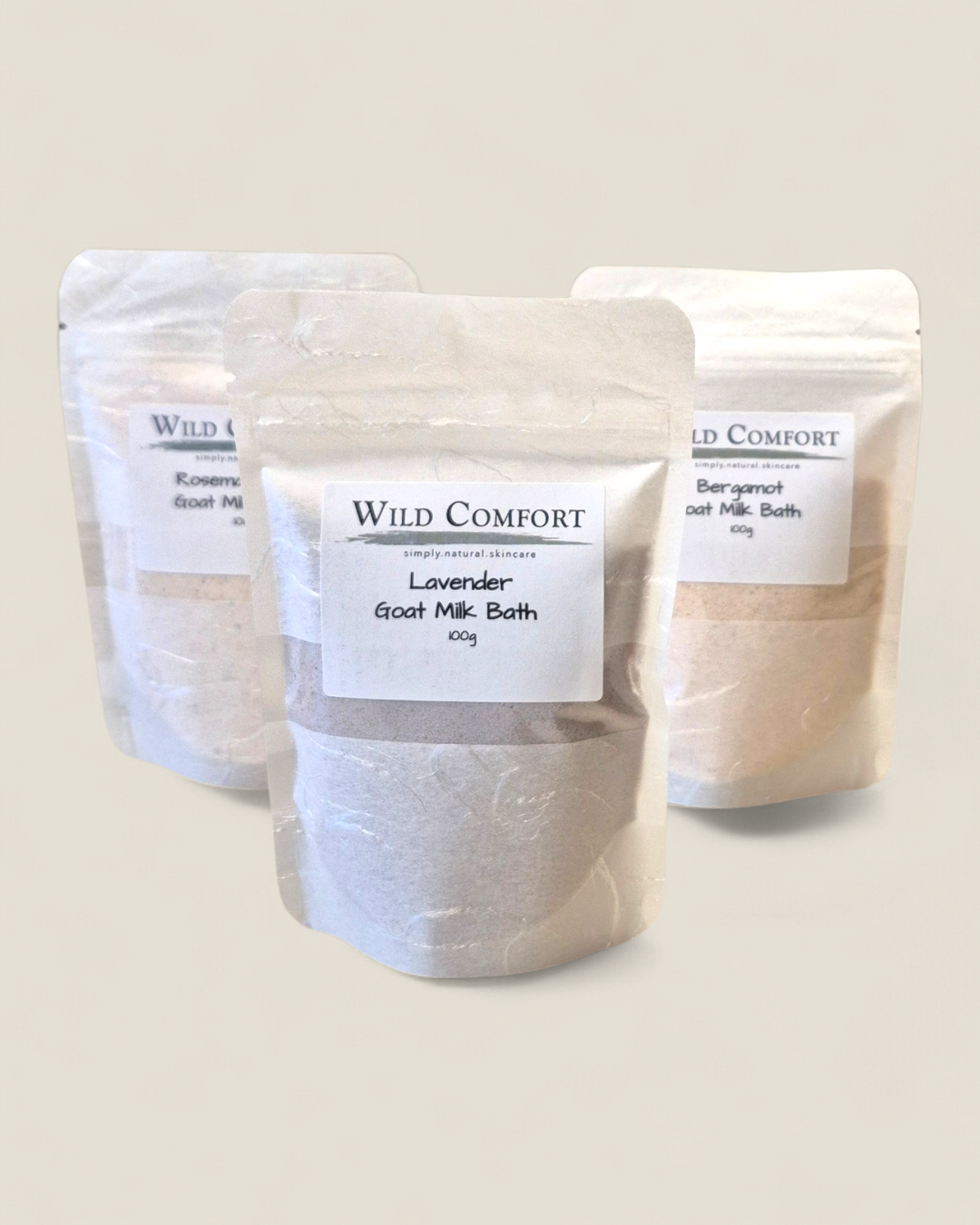 Wild Comfort Body Care, All Natural Goats Milk Bath