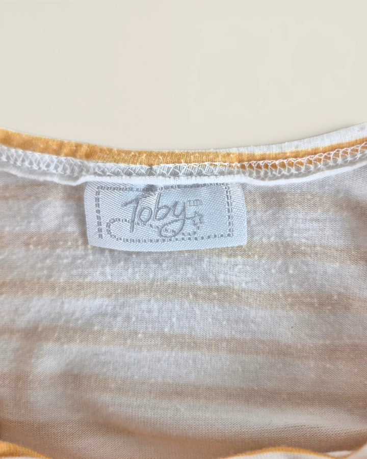 Pre-Loved Toby Striped Knotted Baby Gown 0-6M | Betty’s Marketplace