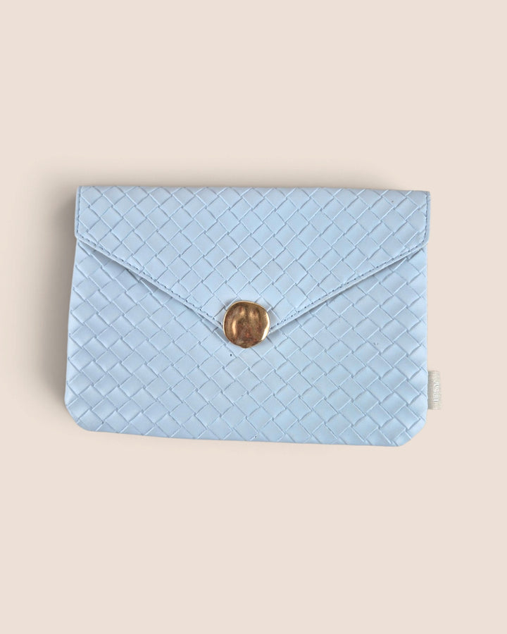 Pre-Loved Ipsy Light Blue "Woven" Purse | Betty’s Marketplace