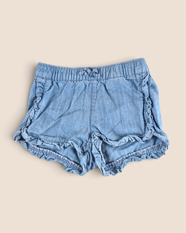 Pre-Loved Old Navy Light Blue Ruffle Shorts Girls 18-24M | Betty’s Marketplace